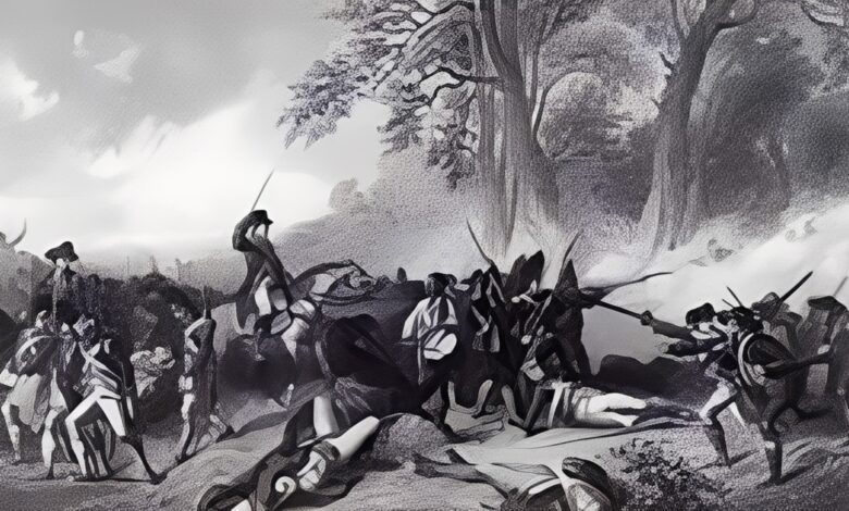 Braddock's Blunders Drawing